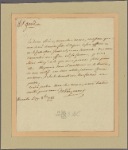 Letter to M. Gaudin