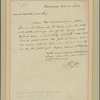 Letter to R[obert] R. Livingston, New York