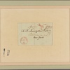 Letter to R[obert] R. Livingston, New York