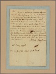 Letter to the Secretary of the State of New York