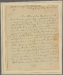 Letter to [Thomas Wharton.]