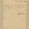 Letter to [Thomas Johnson.]