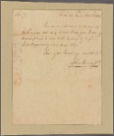 Letter to [Thomas Johnson.]