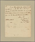 Letter to -- Braddock