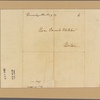 Letter to Daniel Webster, Boston
