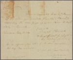 Letter to [James Hendricks.]
