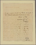 Letter to Stephen Van Rensselaer