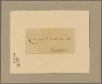 Letter to Col. Richard Varick, Poughkeepsie