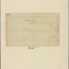 Letter to Gen. [George] Washington