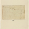 Letter to Gen. [George] Washington