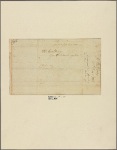 Letter to Gen. [George] Washington