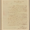 Letter to Jasper Yeates, Lancaster [Penn.]