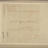 Letter to Jasper Yeates, Lancaster [Penn.]