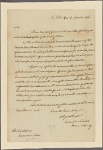 Letter to Governor [John] Sevier