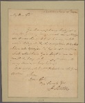 Letter to [Joseph] Habersham, Savanna [Ga.]