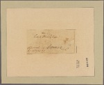 Letter to [Joseph] Habersham, Savanna [Ga.]