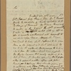 Letter to [Benjamin Lincoln?]