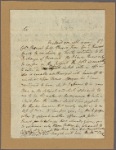 Letter to [Benjamin Lincoln?]