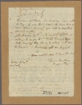Letter to [Benjamin Lincoln?]