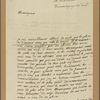 Letter to -- --