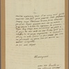 Letter to -- --