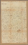 Letter to Maj. Everard Meade, Amelia, Virginia, by Maj. [Nathan] Rice
