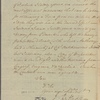 Letter to Gen. [Benjamin] Lincoln