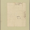 Letter to Maj. Gen. [Benjamin] Lincoln