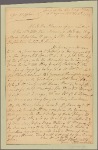Letter to Sir William [Johnson]