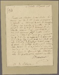 Letter to M. de Colozan