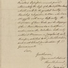 Letter to Sir Henry Clinton and Vice Admiral [Marriot] Arbuthnot