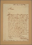 Letter to Col. John Laurence [Laurens]