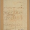 Letter to Col. John Laurence [Laurens]