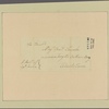 Letter to Maj. Gen. [Benjamin] Lincoln, commanding the Southern army, Charles Town