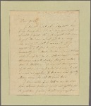 Letter to Maj. Gen. [Benjamin] Lincoln