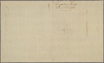 Letter to Maj. Gen. [Benjamin] Lincoln