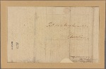 Letter to Henry Laurens, Charles Town