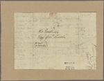 Letter to Maj. Gen. [Benjamin] Lincoln
