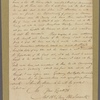 Letter to Maj. Gen. [Benjamin] Lincoln