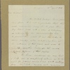 Letter to Maj. Gen. [Benjamin] Lincoln