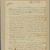 Letter to Gov. [Thomas] Mifflin
