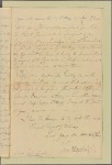 Letter to Maj. Gen. [Benjamin] Lincoln, Charles Town