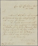 Letter to Maj-Gen. [Benjamin] Lincoln