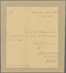 Letter to Maj. Gen. [Benjamin] Lincoln