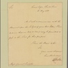 Letter to Maj. Gen. [Benjamin] Lincoln