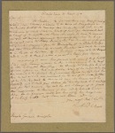 Letter to Maj. Gen. [Benjamin] Lincoln