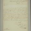 Letter to Gen. [Jethro] Sumner