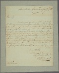 Letter to Gen. [Jethro] Sumner