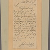 Letter to -- --
