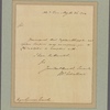 Letter to Maj. Gen. --Benjamin-- Lincoln